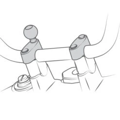 RAM Mount Motorcycle Handlebar Clamp Base With M8 Bolts 12 RAM Mount Motorcycle Handlebar Clamp Base With M8 Bolts -Motorcycle Equipment Store RAM B 367U 6 1440x 15553.1661001160