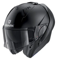 Shark Evo-ES Modular Flip Motorcycle Helmet - Matt Black