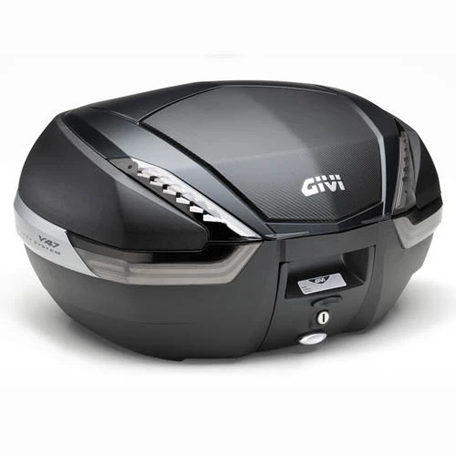 Givi V47NNT TECH Monokey Motorcycle Luggage Top Box/Case 47L With Carbon Pattern Insert And Smoked Reflectors 3 Givi V47NNT TECH Monokey Motorcycle Luggage Top Box/Case 47L With Carbon Pattern Insert And Smoked Reflectors