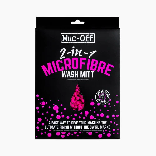 Muc-Off 2-In-1 Microfibre Wash Mitt 3 Muc-Off 2-In-1 Microfibre Wash Mitt