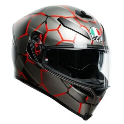 AGV K5-S Vulcanum Red Motorcycle Helmet