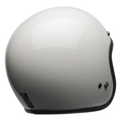 Bell Custom 500 Open-Face Motorcycle Helmet - Vintage White -Motorcycle Equipment Store bell custom 500 culture helmet gloss vintage white back right 65012 89528.1662042687