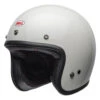 Bell Custom 500 Open-Face Motorcycle Helmet - Vintage White -Motorcycle Equipment Store bell custom 500 culture helmet gloss vintage white front left 02570 03497.1662042706
