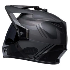 Bell MX-9 Adventure MIPS Motorcycle Helmet - Marauder Matte/Gloss Blackout -Motorcycle Equipment Store bell mx 9 adventure mips dirt helmet marauder matte gloss blackout back left 1 59452.1642848608