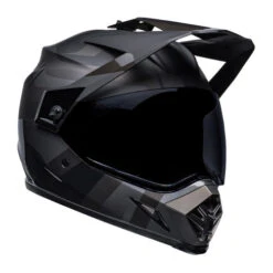 Bell MX-9 Adventure MIPS Motorcycle Helmet - Marauder Matte/Gloss Blackout -Motorcycle Equipment Store bell mx 9 adventure mips dirt helmet marauder matte gloss blackout front right 1 14655.1642848602