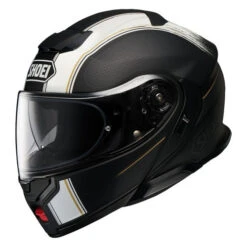 Shoei Neotec 3 Satori TC-5 Motorcycle Helmet - Black & White