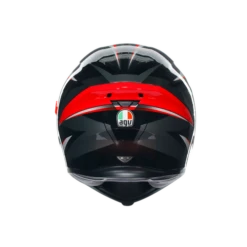 AGV K5-S Plasma Motorcycle Helmet Full Face - Black/Grey/Red -Motorcycle Equipment Store k5 s agv e2205 multi mplk plasma black grey red 4 15243.1675359688