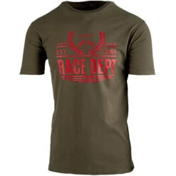 RST Est. 1988 Men's T-shirt - Khaki/Red