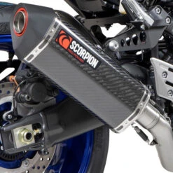 Scorpion Carbon Fibre Serket Parallel Full System Exhaust For Yamaha MT-09 & SP 2021-23 -Motorcycle Equipment Store rya116sysceo 3 38856.1644600563