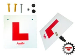 Motorcycle Clamp-On L-Plate Kit