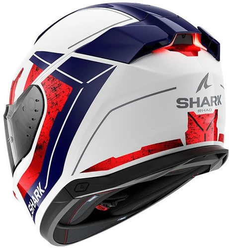 Shark Skwal I3 Motorcycle Helmet - RHAD WUR Metallic Red/Blue/White 5 Shark Skwal I3 Motorcycle Helmet - RHAD WUR Metallic Red/Blue/White - Image 3
