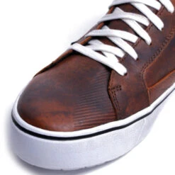 TCX Street 3 Waterproof Leather Motorcycle Short Boots - Brown 301 -Motorcycle Equipment Store street 3 wp brown white 5 65034.1705747427