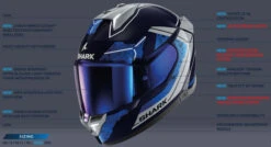 Shark Skwal I3 Motorcycle Helmet - RHAD WUR Metallic Red/Blue/White 9 Shark Skwal I3 Motorcycle Helmet - RHAD WUR Metallic Red/Blue/White -Motorcycle Equipment Store untitled 1 1 5 95462.1690388651